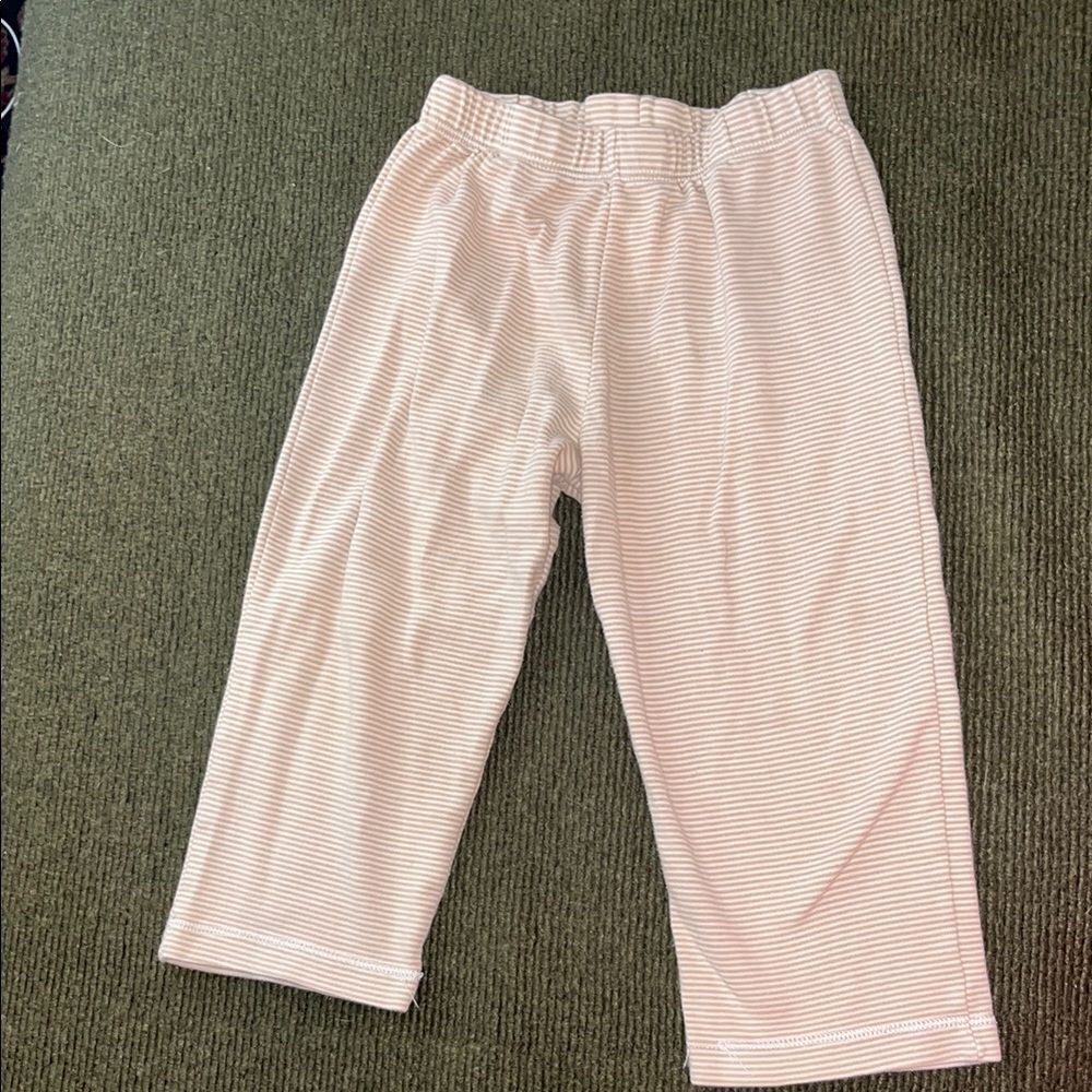 Striped Tan and White Pants